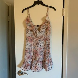 Aeropostale floral print babydoll tank
